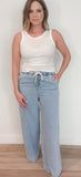 May Denim Pants-Light Wash - Wear with style