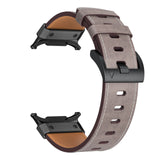 Mecha Bezel Leather Strap for Galaxy Watch 7 Ultra/8 Ultra - Wear with style