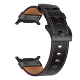Mecha Bezel Leather Strap for Galaxy Watch 7 Ultra/8 Ultra - Wear with style