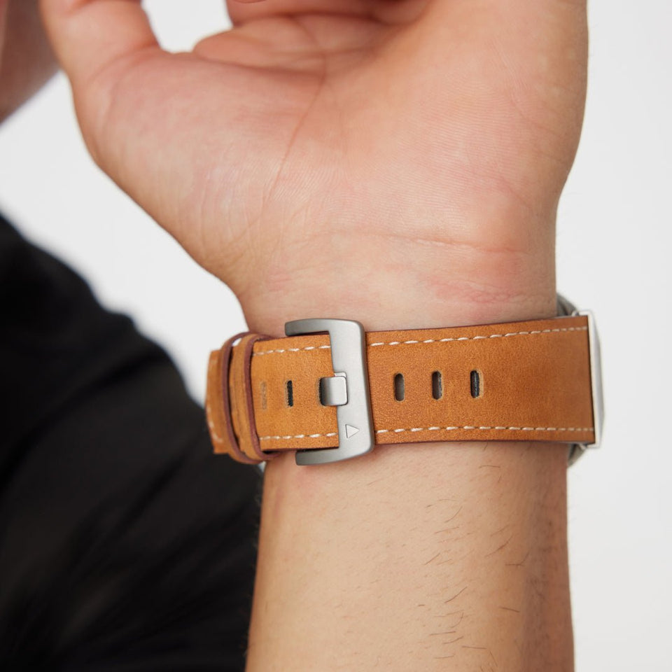 Mecha - Inspired Vintage Leather Band for Apple Watch - Wear with style