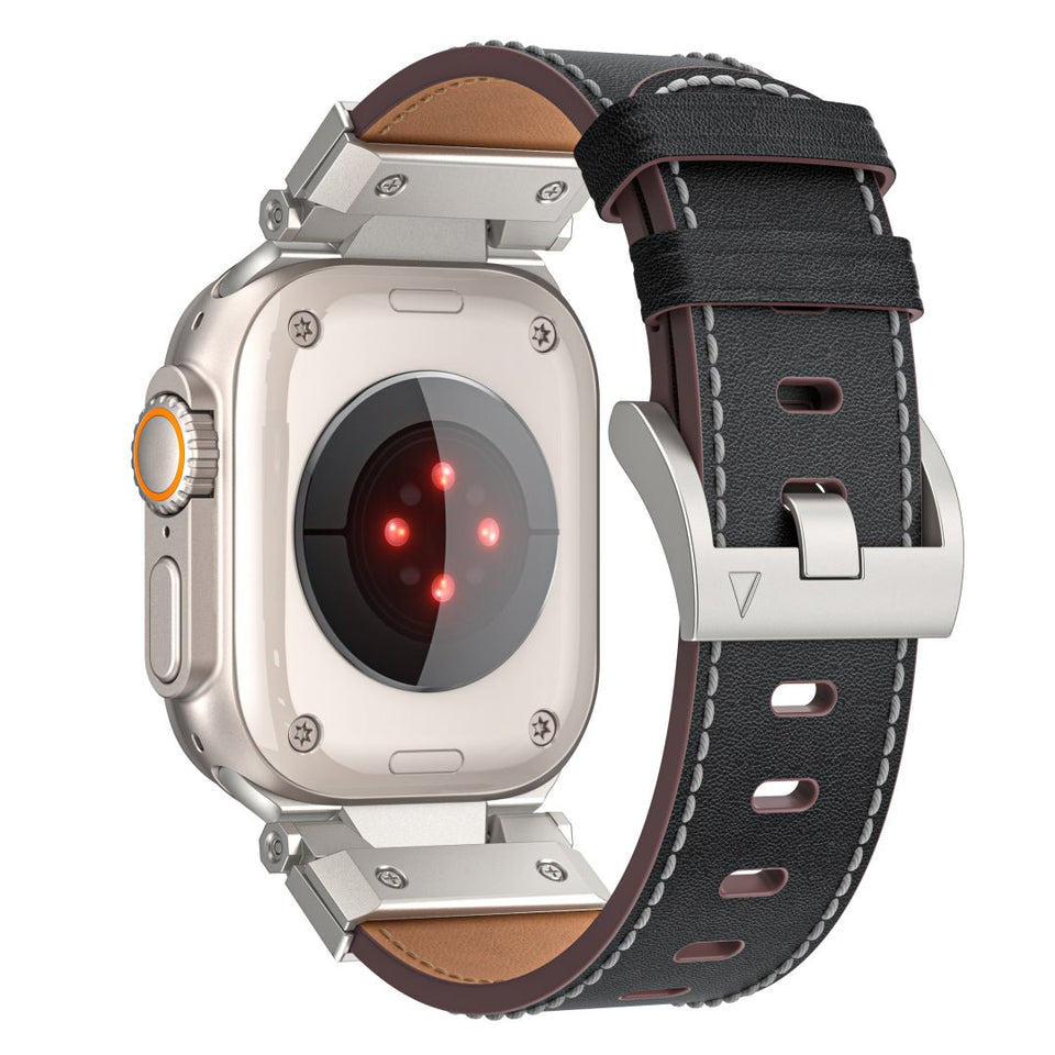 Mecha - Inspired Vintage Leather Band for Apple Watch - Wear with style