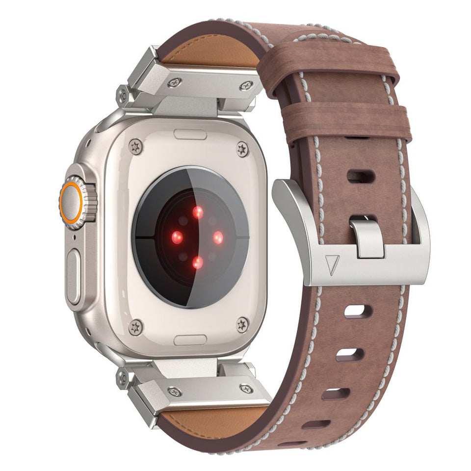 Mecha - Inspired Vintage Leather Band for Apple Watch - Wear with style