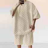 Men Leisure Oversized Two-piece shorts Set - Wear with style