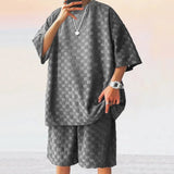 Men Leisure Oversized Two-piece shorts Set - Wear with style