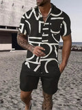 Men streetwear two piece Beach set - Wear with style