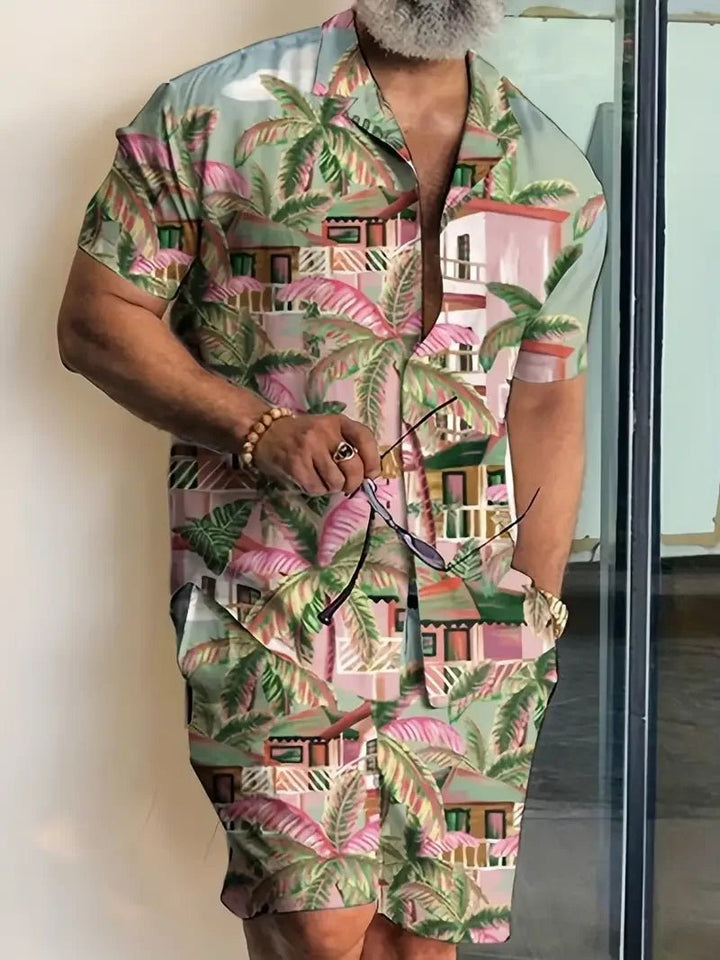 Men streetwear two piece Beach set - Wear with style