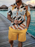 Men streetwear two piece Beach set - Wear with style