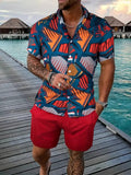 Men streetwear two piece Beach set - Wear with style