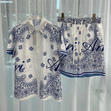 Men vacation casual beach shorts set - Wear with style