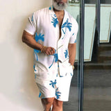 Men vacation two piece shorts set - Wear with style