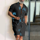Men vacation two piece shorts set - Wear with style