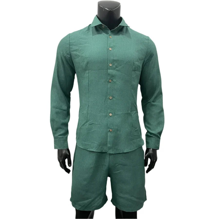 Men's Summer Comfy Cotton Linen Shorts set - Wear with style
