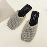 Mesh Mules Slippers - Wear with style
