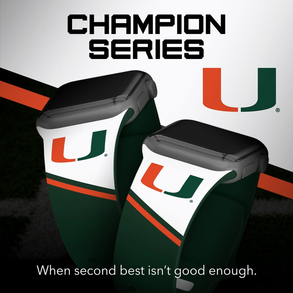 Miami Hurricanes HD Apple Watch Band - Wear with style