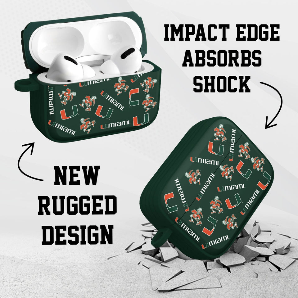 Miami Hurricanes HDX AirPods Pro 1 & 2 Case Cover - Wear with style