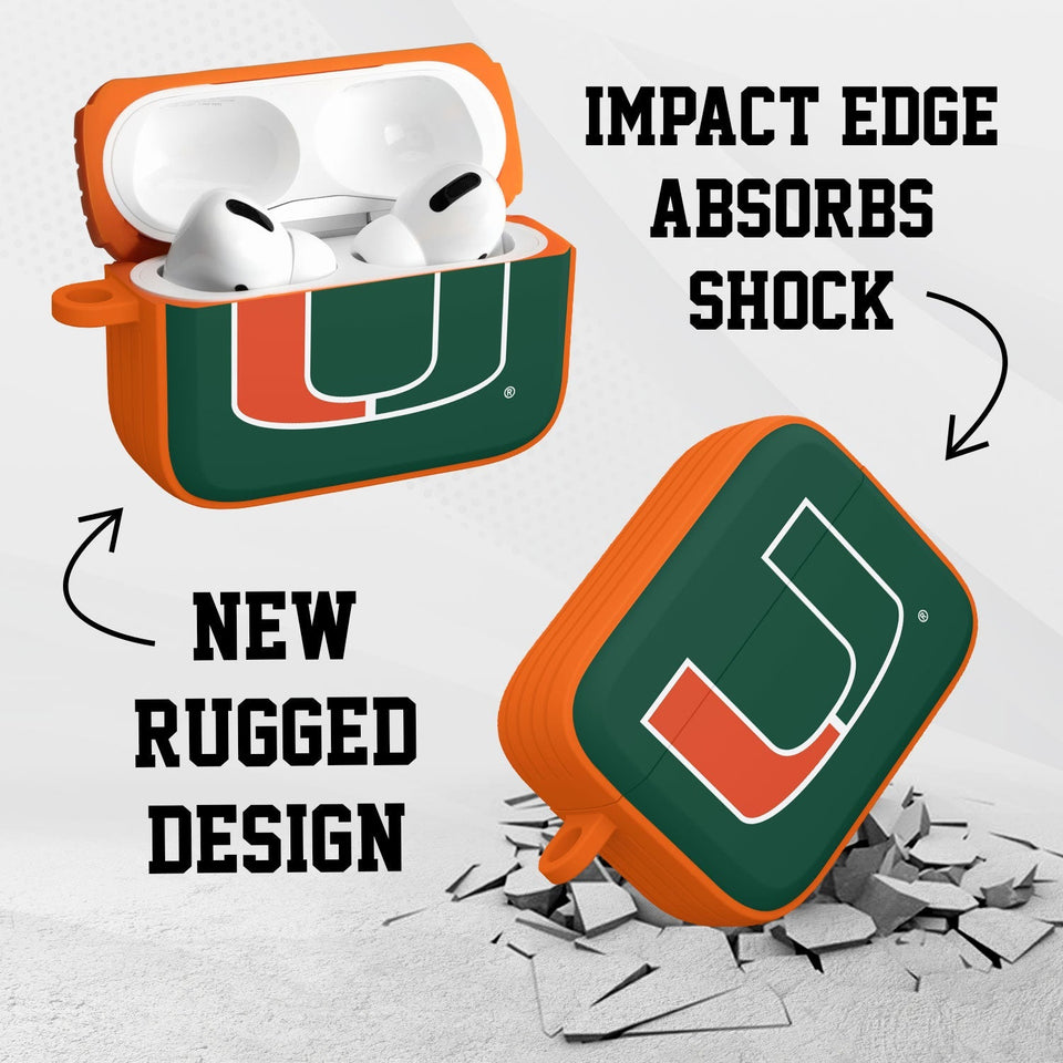 Miami Hurricanes HDX AirPods Pro 1 & 2 Case Cover - Wear with style