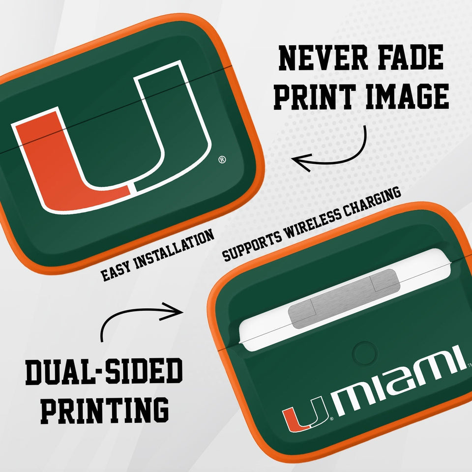 Miami Hurricanes HDX AirPods Pro 1 & 2 Case Cover - Wear with style