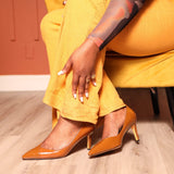 Michelle Pumps Coffee - Wear with style