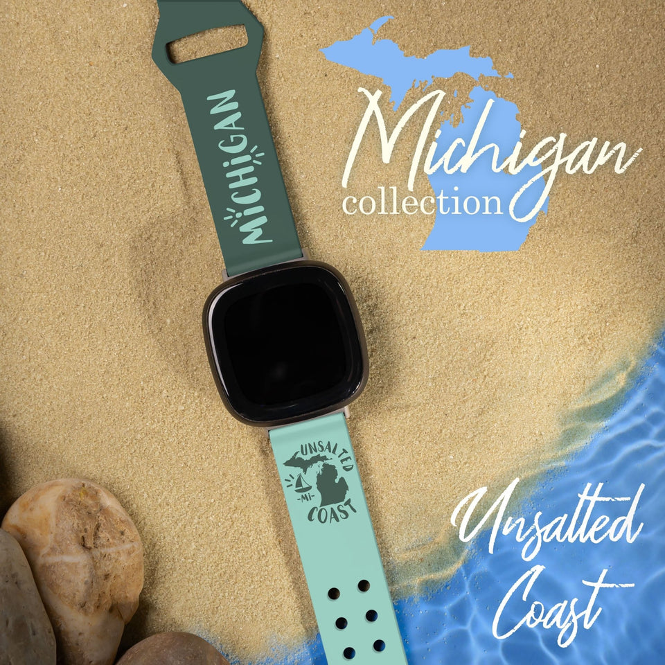 Michigan HD Fitbit Versa 3 & Sense 1 Watch Band - Wear with style