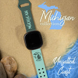 Michigan HD Fitbit Versa 3 & Sense 1 Watch Band - Wear with style