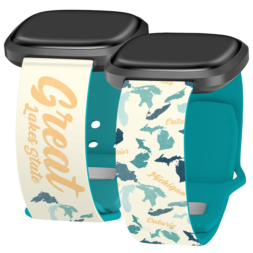 Michigan HD Fitbit Versa 3 & Sense 1 Watch Band - Wear with style