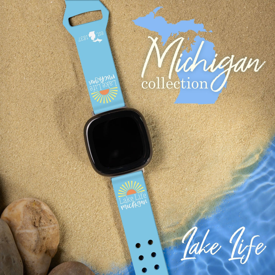 Michigan HD Fitbit Versa 3 & Sense 1 Watch Band - Wear with style
