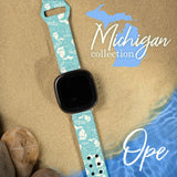 Michigan HD Fitbit Versa 3 & Sense 1 Watch Band - Wear with style