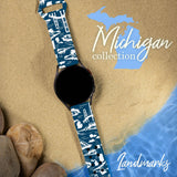 Michigan HD Watchband for Samsung, Garmin, Fossil, and More - Wear with style