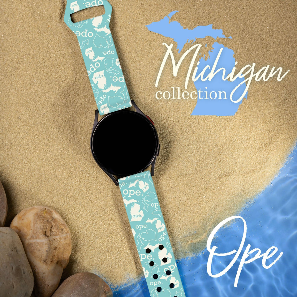 Michigan HD Watchband for Samsung, Garmin, Fossil, and More - Wear with style