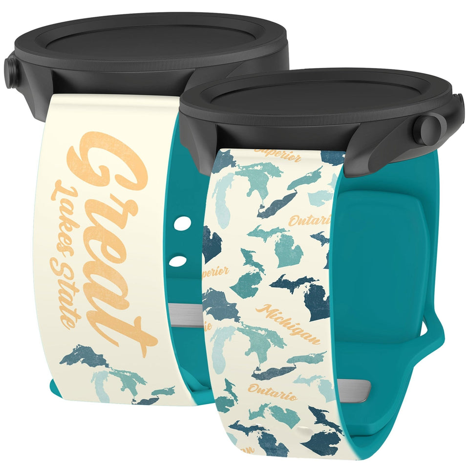 Michigan HD Watchband for Samsung, Garmin, Fossil, and More - Wear with style