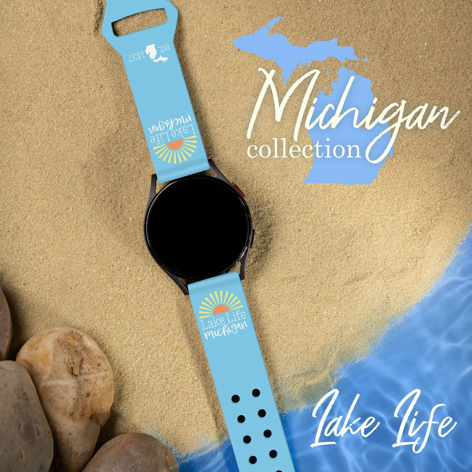 Michigan HD Watchband for Samsung, Garmin, Fossil, and More - Wear with style