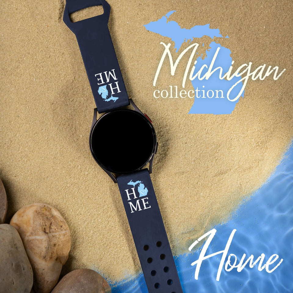 Michigan HD Watchband for Samsung, Garmin, Fossil, and More - Wear with style