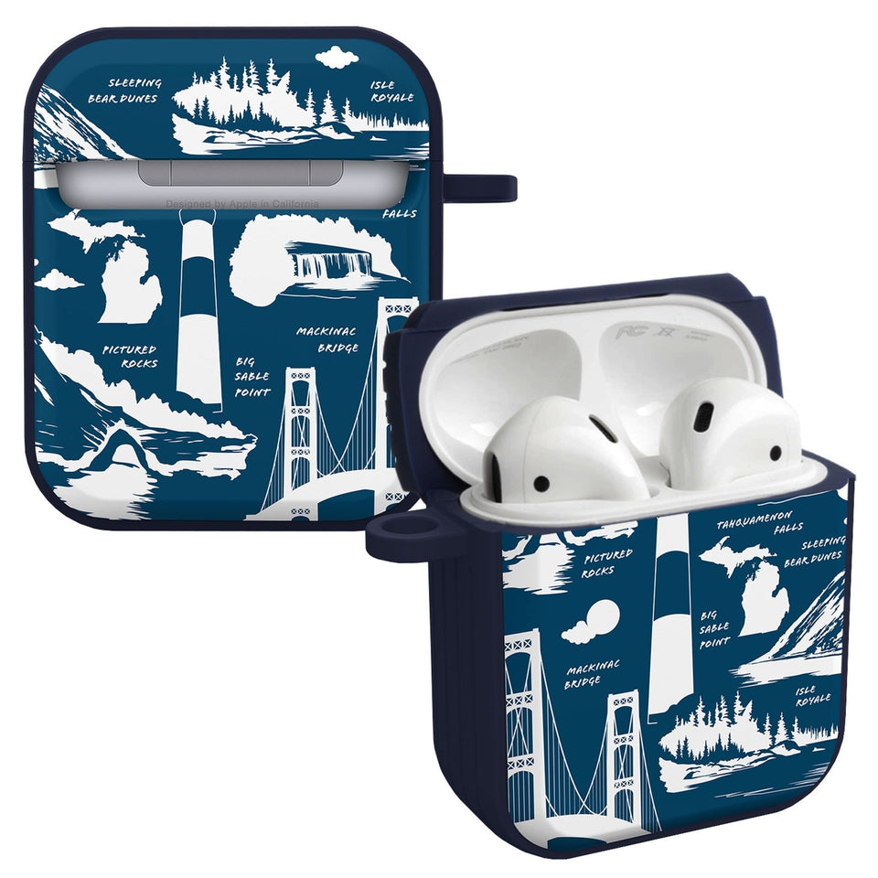 Michigan HDX Apple AirPods Gen 1 & 2 Case Cover - Wear with style