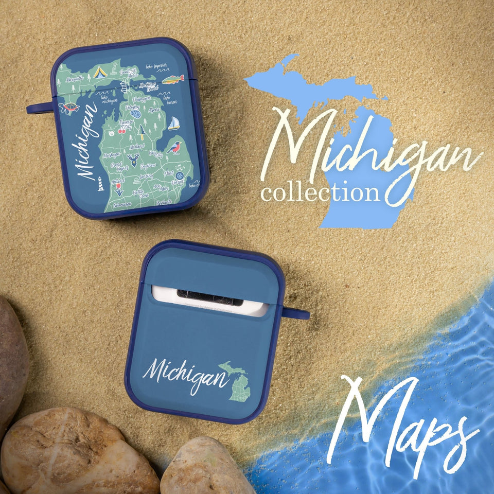 Michigan HDX Apple AirPods Gen 1 & 2 Case Cover - Wear with style
