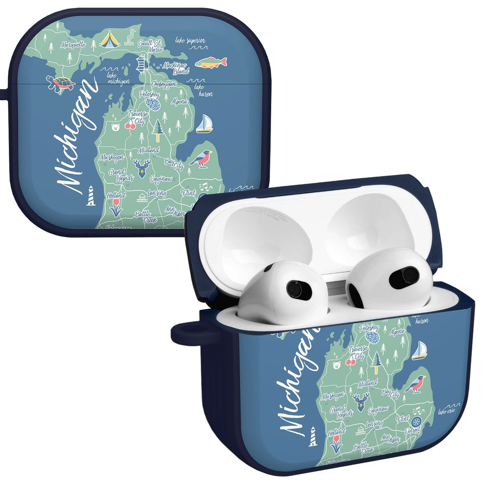 Michigan HDX Apple AirPods Gen 3 Case Cover - Wear with style