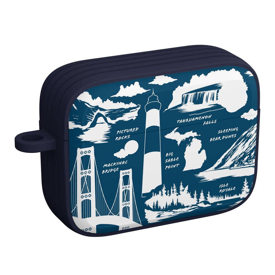 Michigan HDX Apple AirPods Pro 1 & 2 Case Cover - Wear with style