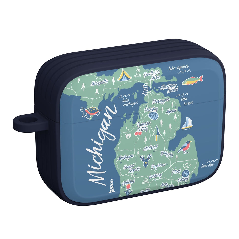 Michigan HDX Apple AirPods Pro 1 & 2 Case Cover - Wear with style