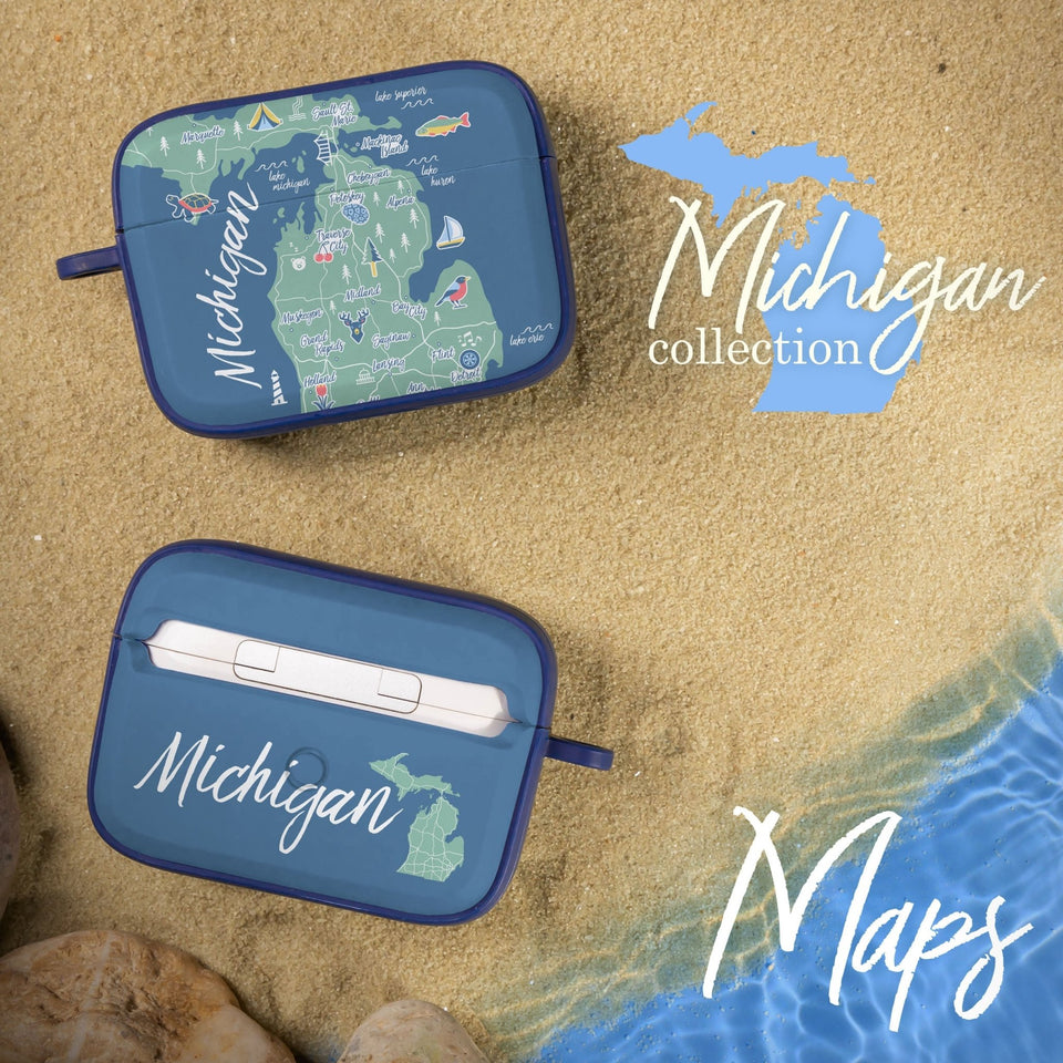 Michigan HDX Apple AirPods Pro 1 & 2 Case Cover - Wear with style