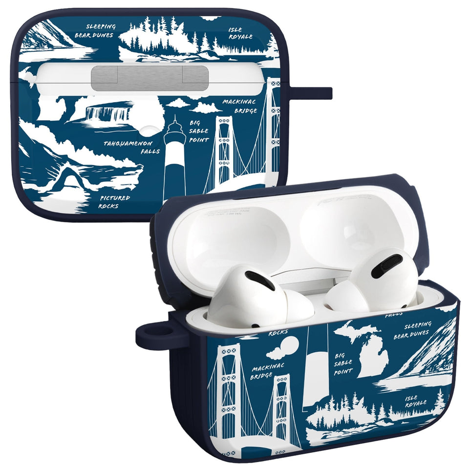 Michigan HDX Apple AirPods Pro 1 & 2 Case Cover - Wear with style