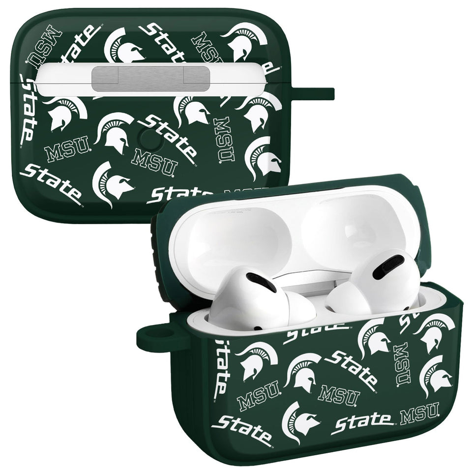 Michigan State MSU Spartans HDX Apple Airpods Pro 1 & 2 Case Cover - Wear with style