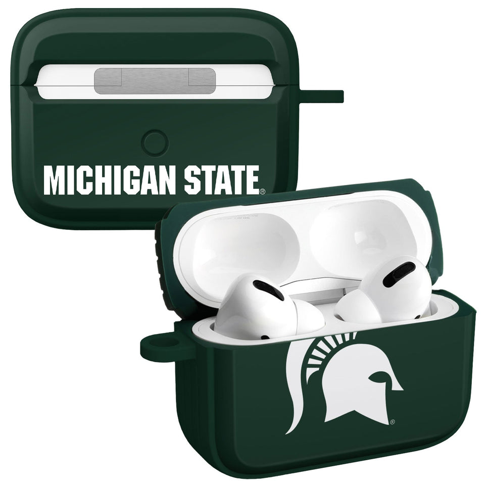 Michigan State MSU Spartans HDX Apple Airpods Pro 1 & 2 Case Cover - Wear with style