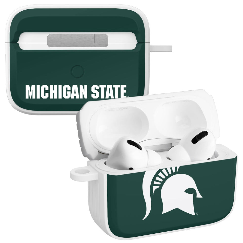 Michigan State MSU Spartans HDX Apple Airpods Pro 1 & 2 Case Cover - Wear with style