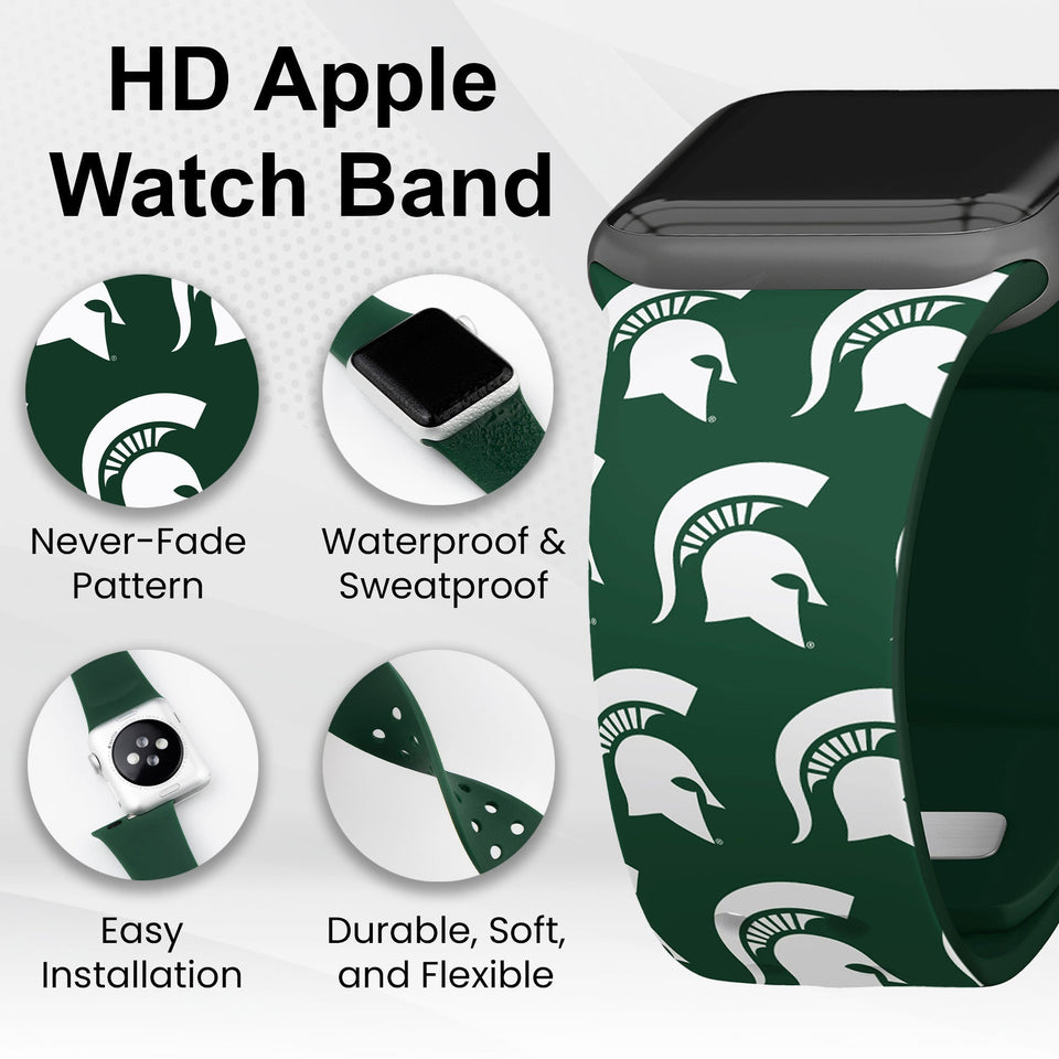 Michigan State Spartans HD Apple Watch Band - Wear with style