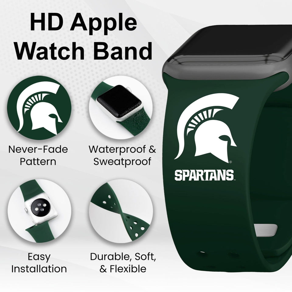 Michigan State Spartans HD Apple Watch Band - Wear with style