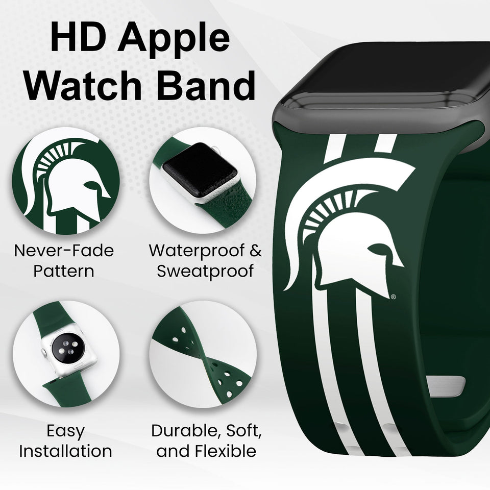Michigan State Spartans HD Apple Watch Band - Wear with style