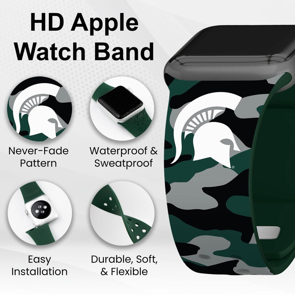 Michigan State Spartans HD Apple Watch Band - Wear with style