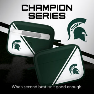 Michigan State Spartans HDX Champion Series Apple AirPods Pro 1 & 2 Case Cover - Wear with style