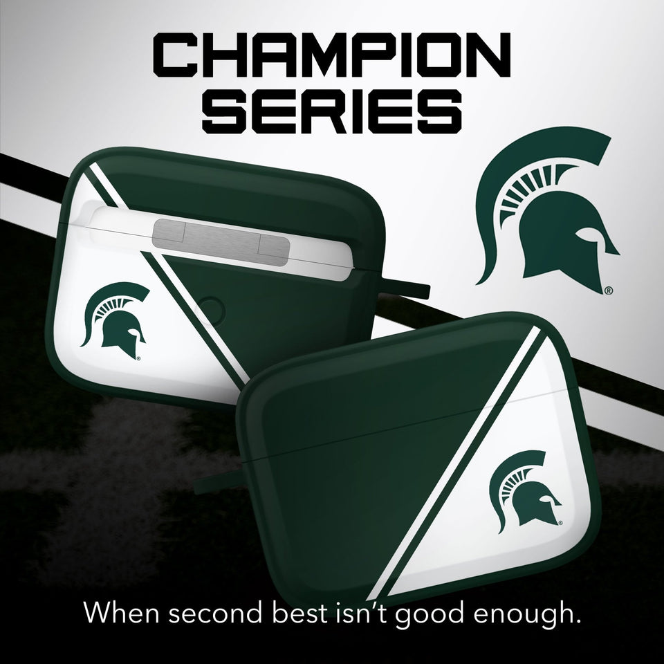 Michigan State Spartans HDX Champion Series Apple AirPods Pro 1 & 2 Case Cover - Wear with style