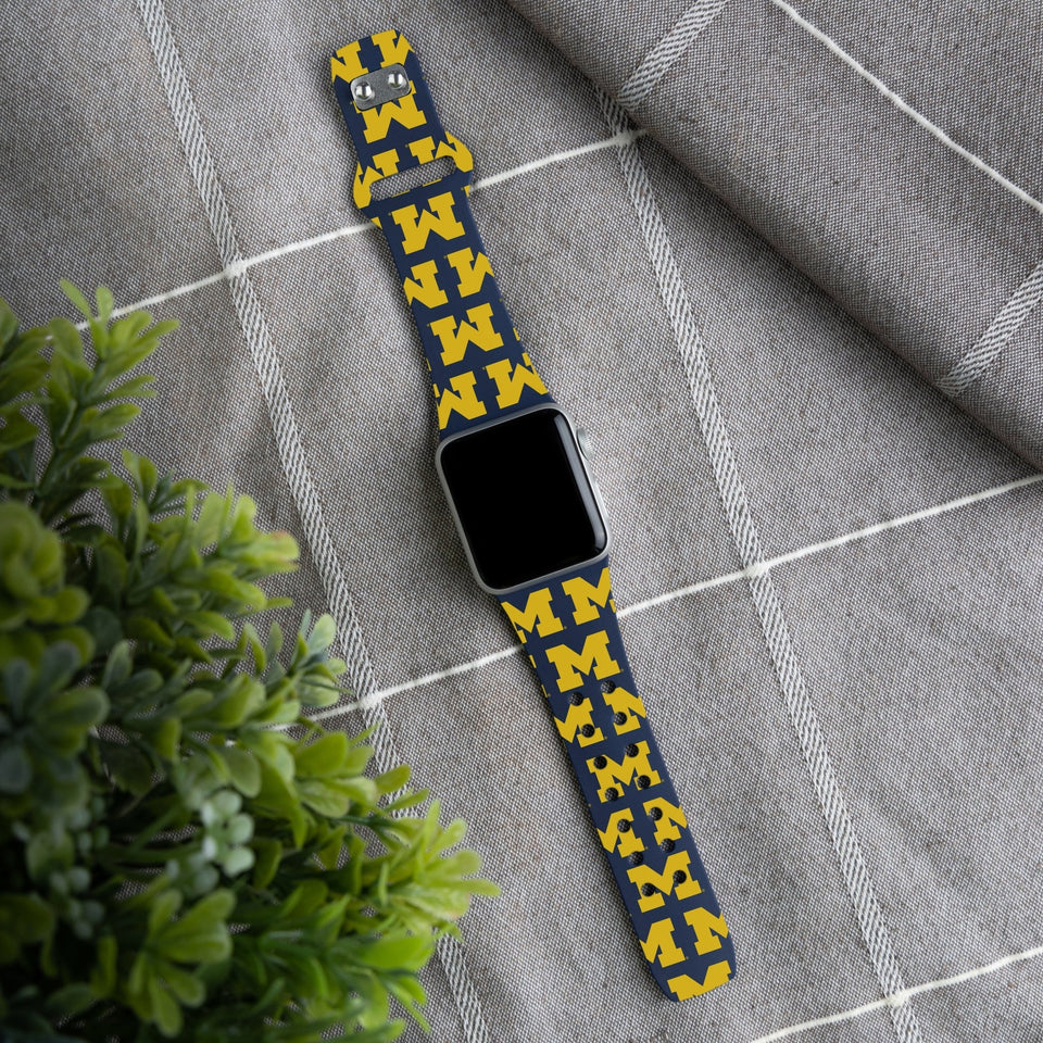 Michigan Wolverines HD Apple Watch Band - Wear with style
