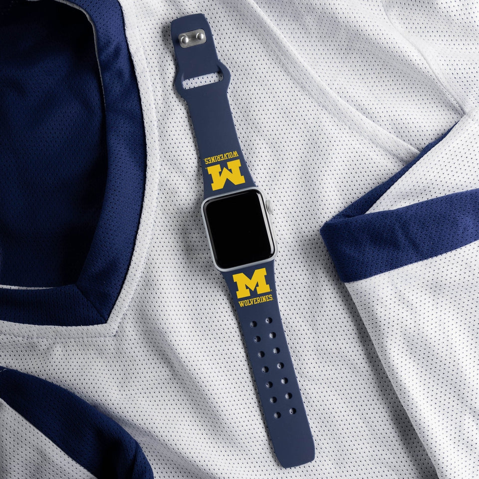 Michigan Wolverines HD Apple Watch Band - Wear with style